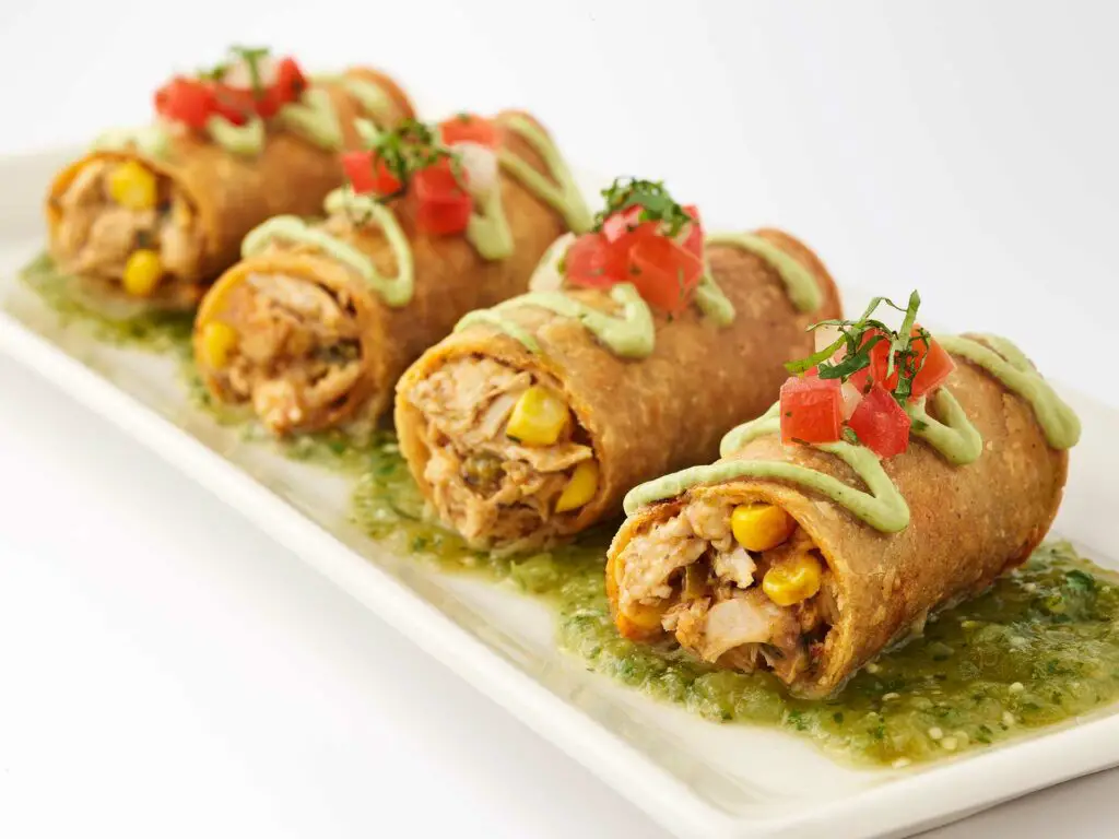 Chicken Taquitos at Cheesecake Factory