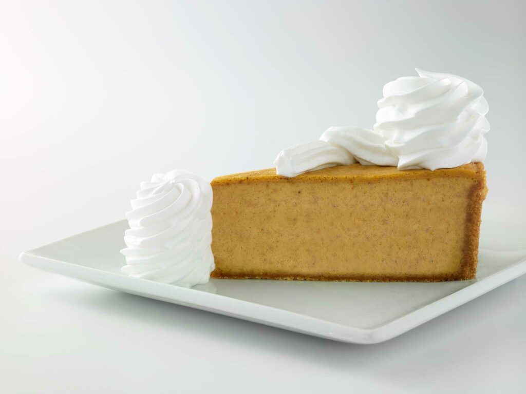 Pumpkin Cheesecake at Cheesecake Factory