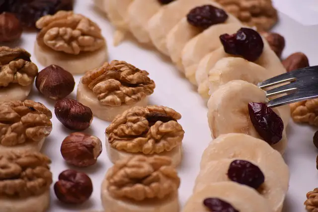 Dried cranberries on sweets