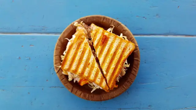 Delicious and filling apple canned chicken grilled sandwiches.